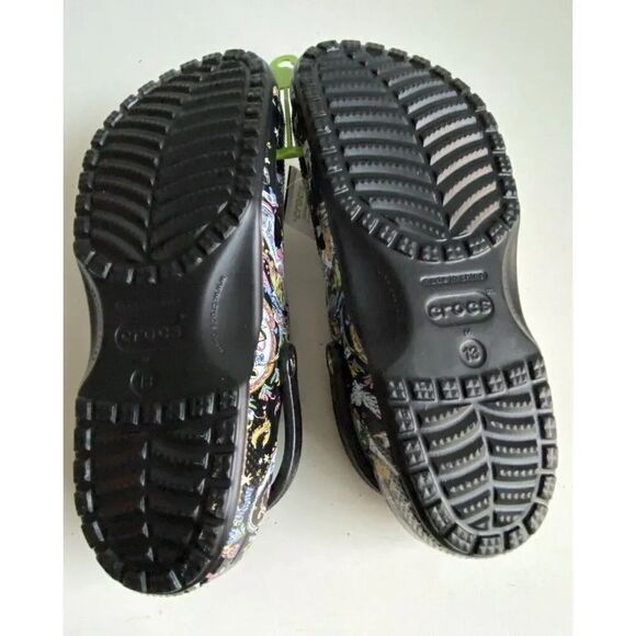 Crocs Classic Harry Potter Vera Bradley Clog Sandals Black Multi Men’s Sz 13 NEW - Picture 11 of 12